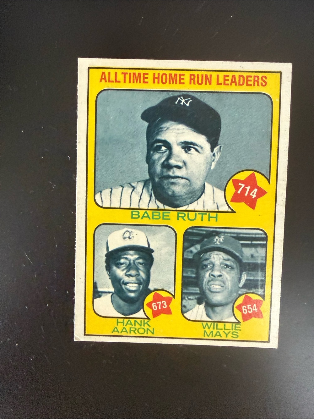 Topps 1973 #1 Baseball Card